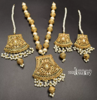 New Gold plated bridal jewelery Available for Sale in Rawalpindi