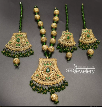 New Gold plated bridal jewelery Available for Sale in Rawalpindi