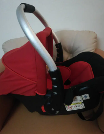 Red & Black Color Baby Pram Available for Sale in Karachi