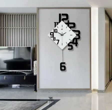 Wall Clock with Sticker Available For Sale