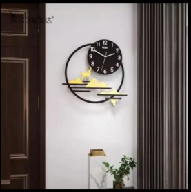 Wall Clock with Sticker Available For Sale