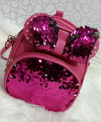 Kids Sequence Bow Style Backpack Available for Sale