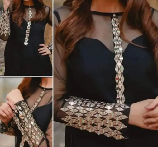 New Arival 2pec dress Sale offer organza shirt & trouser in Multan