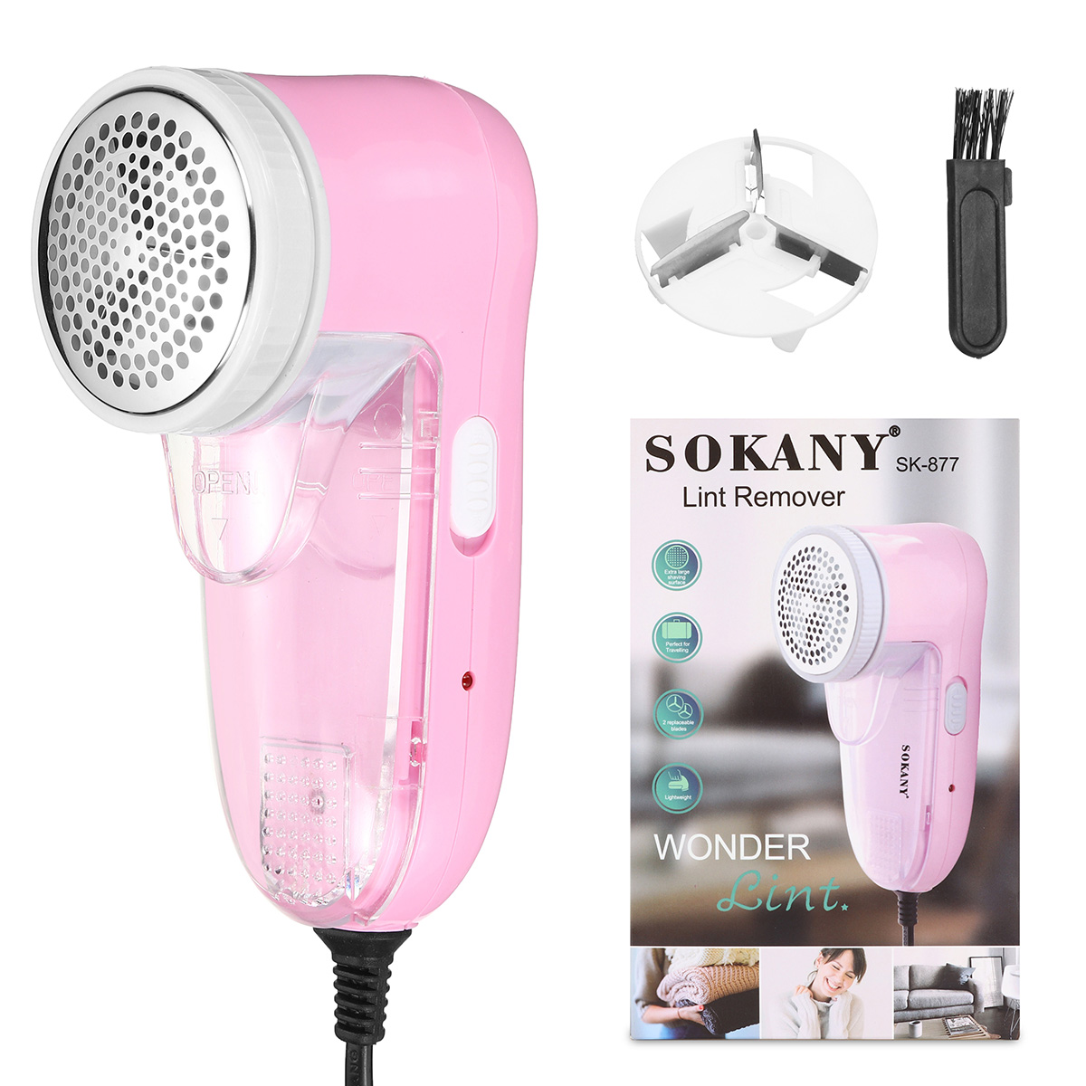 Sokany Lint Remover, Electric Lint Remover Cloth Sweater Any Fabric Cleaner.