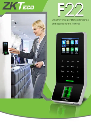 New zkteco F22 Ultra thin fingerprint access control terminal Available for Sale