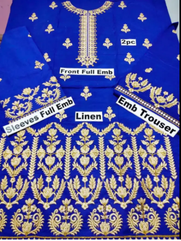 New Dress Winter collection full Embroidery Available for Sale in Faisalabad