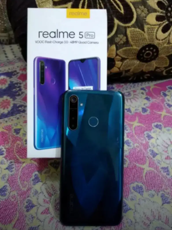 Realme 5 pro 6/64GB  Smartphone in blue Color Available for Sale in Lahore