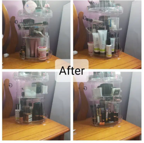 Rotating Makeup Organizer Box Available for Sale