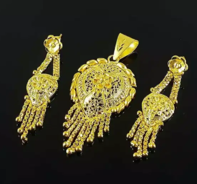 New Gold plated Casting Rhodium jewellery advance booking in Lahore