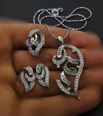 New Gold plated Casting Rhodium jewellery advance booking in Lahore
