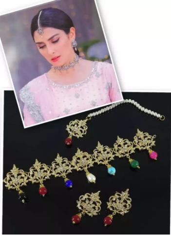 New Gold plated Casting Rhodium jewellery advance booking in Lahore