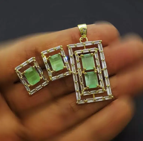 New Gold plated Casting Rhodium jewellery advance booking in Lahore