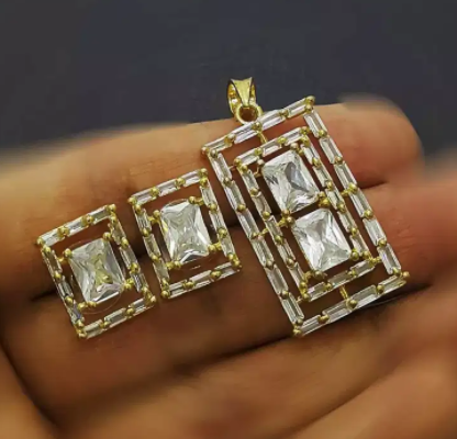 New Gold plated Casting Rhodium jewellery advance booking in Lahore