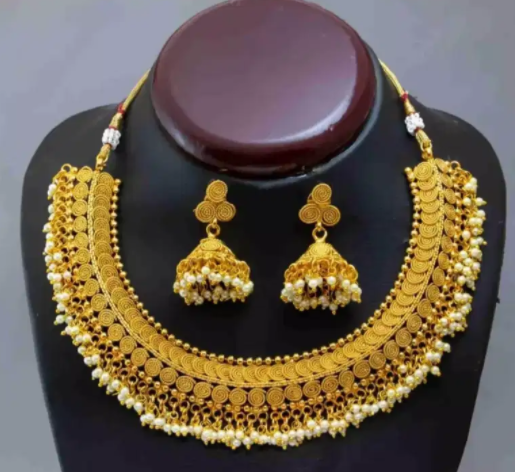 New Gold plated Casting Rhodium jewellery advance booking in Lahore