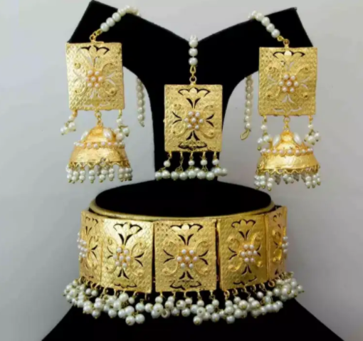 New Gold plated Casting Rhodium jewellery advance booking in Lahore