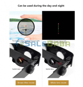300 ~ 400% Adjustable Focus Glasses Telescope Magnifier Binoculars