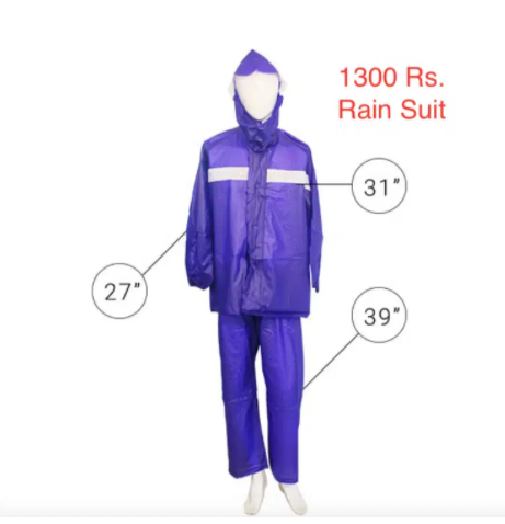 New Waterproof Rain Suit Rubber Rain Coat Parachute COD All Pakistan for sale