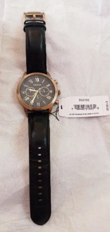 Mens Watch Fossil Leather belt Unique Available for sale in Karachi