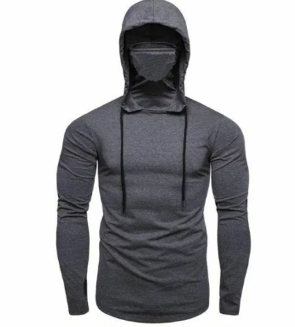 New Premium Mask Hoodie For Men Export Quality Guaranteed for sale