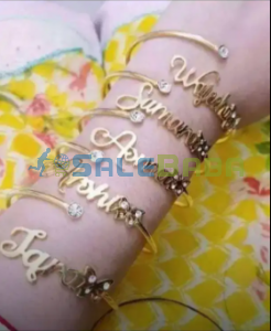 Gold plated name locket Available for sale