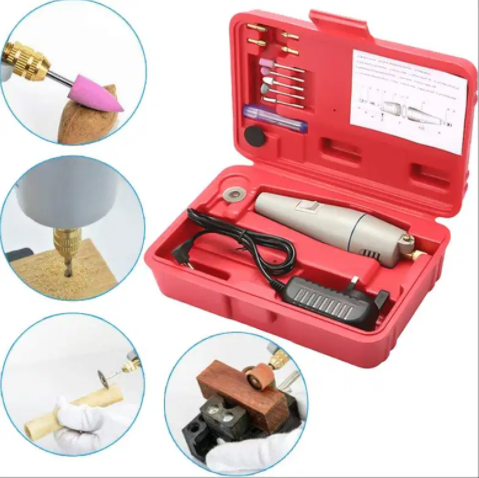 New Mini Drill Machine Electric Pcb Drill Pcb Drill Set With Adaptor for sale