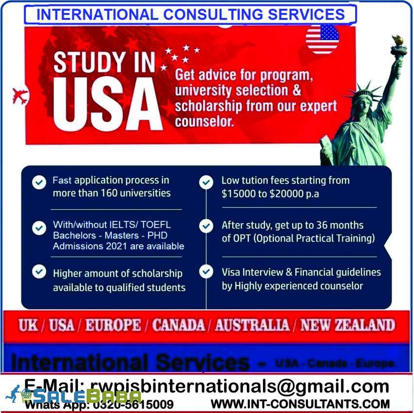 USA Study Visa Consultant In Rawalpindi-Islamabad