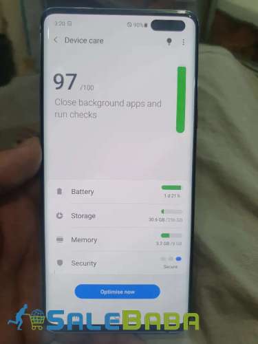 Samsung S10 plus 5g Minor dot/Cash on delivery avail