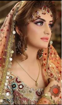 Ladies bridal makeup