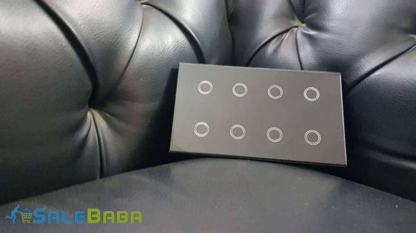 8 Gang Smart Wifi wall touch switch work with Google Home alexa and DHA Phase 6,