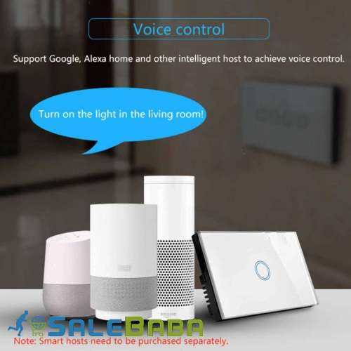 8 Gang Smart Wifi wall touch switch work with Google Home alexa and DHA Phase 6,