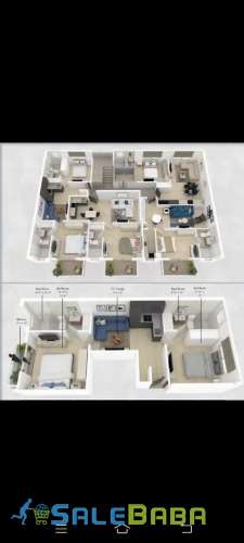 1 Bds  1 Ba   Square Feet 1 Bed Apartment sqFt for Installment in Bahria