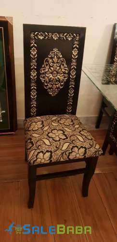 Beautiful 6chairs dining set elegant look almost new condition DHA Phase 1, Laho