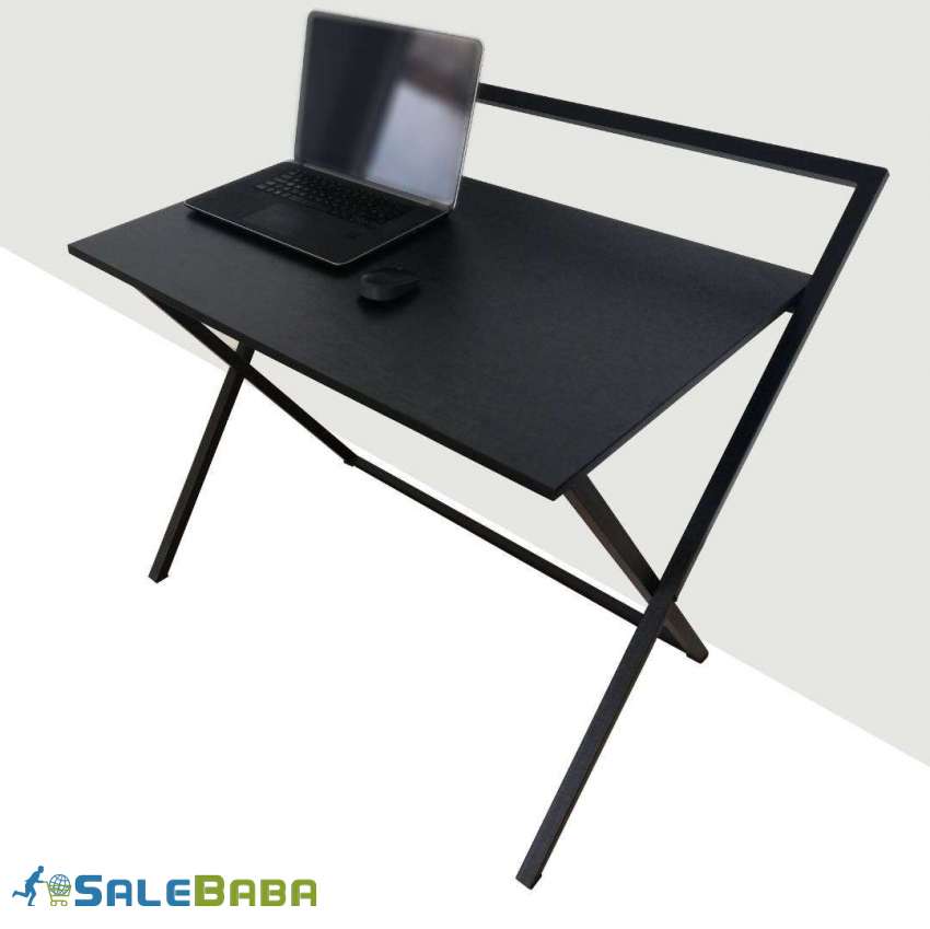 Portable Study Computer Table 3x2 Feet with Metal Folding Legs NashemaneIqbal,