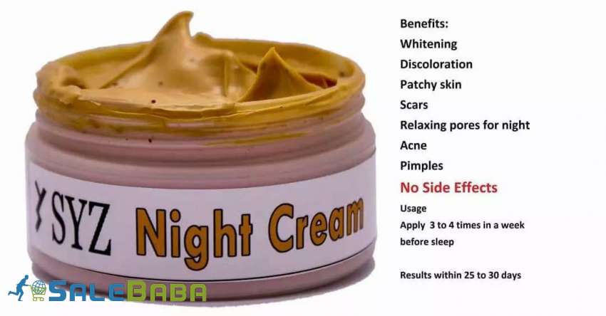 SYZ whitening brightening acne night cream ShahraeFaisal, Karachi, Sindh