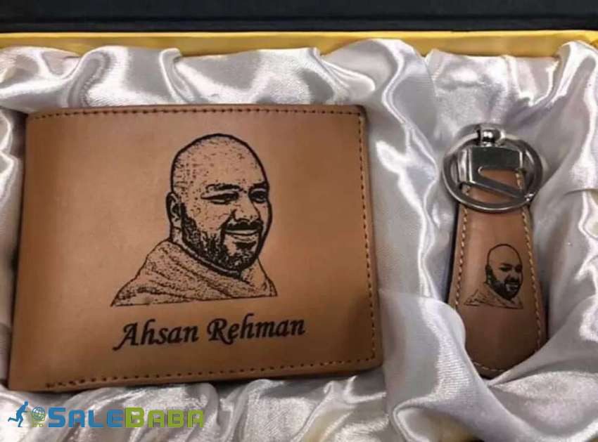 Wallet Keychain Set p3 apna naam pic bnwayn lifetime k lie Azizabad, Karachi,
