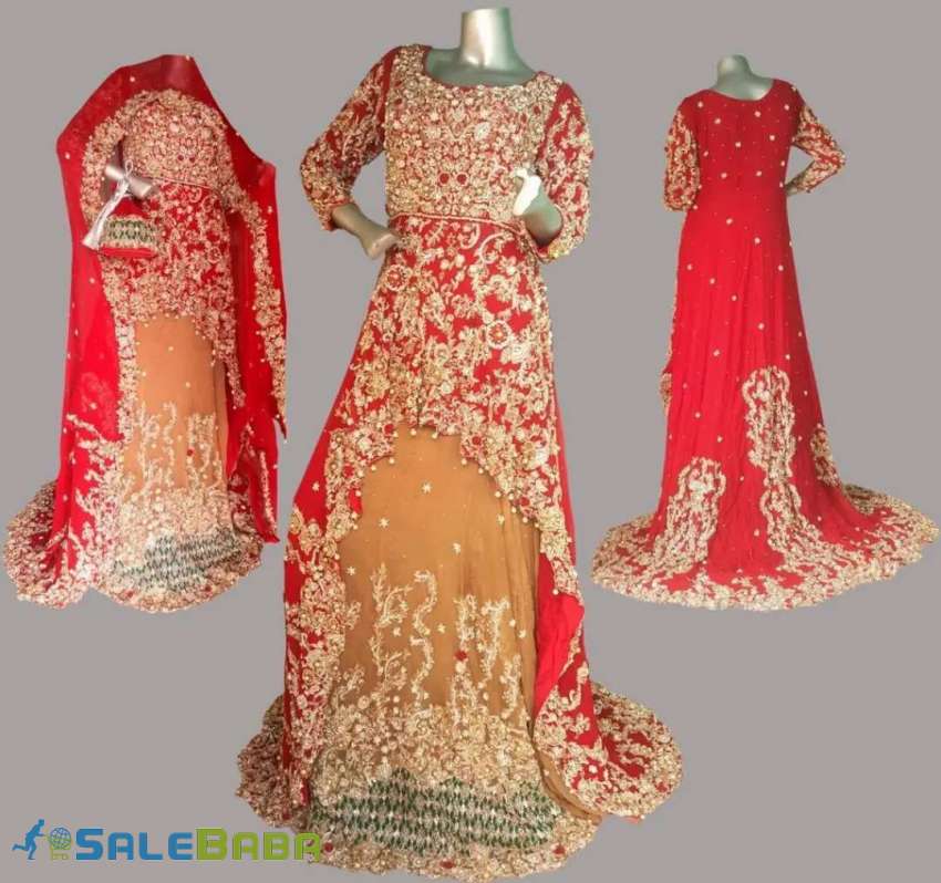 Attractive wedding dress's only one time used avalible in cheap price Bahria