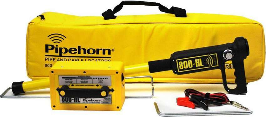 Underground Pipe and Cable Locator "PIPEHORN" (USA) 800-HL Pipe & Cable Locator