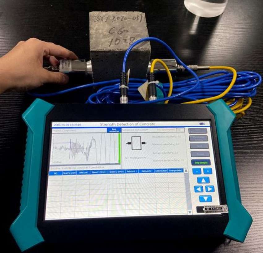 Ultrasonic Pulse Velocity Tester "IWIN" U910 UPV Measurement Meter