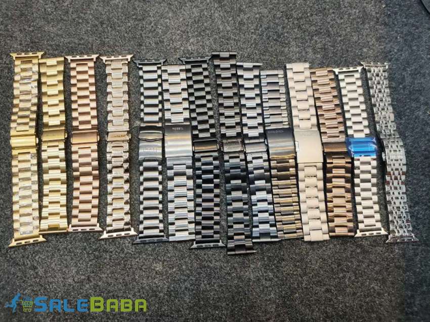 Apple watch stainless steel chain straps 40mm 44mm Model Town Link Road, Lahore,