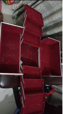 BIG Makeup and jewellery box with lock