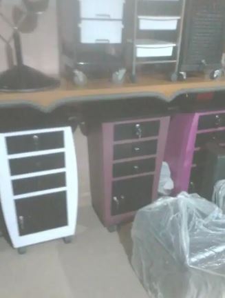 Makeup and facial trollies