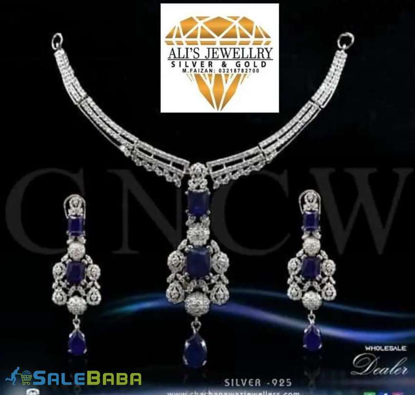 ilver 925Jewellery with gold plated in whole sale rate Saddar, Karachi, Sindh