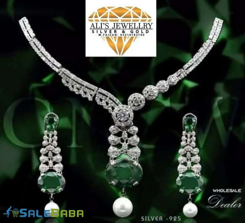 ilver 925Jewellery with gold plated in whole sale rate Saddar, Karachi, Sindh