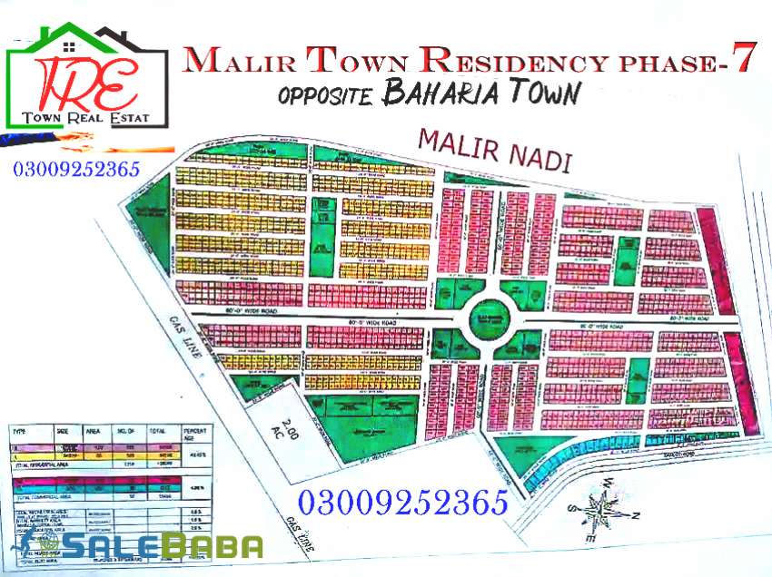 Malir Town Residency Phase1 in Front  Baharia Town Karachi