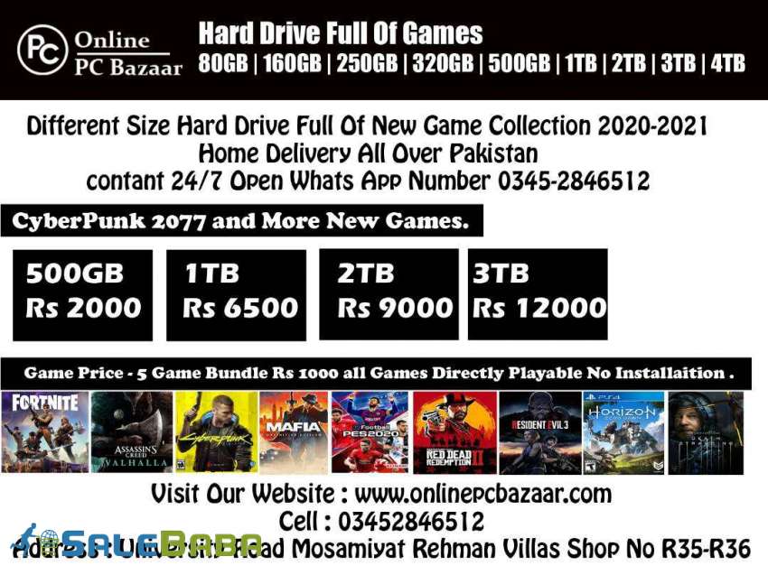 Game installation new 2021 Games available University Road, Karachi, Sindh