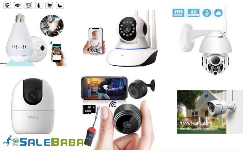 Wifi Camera ptz with Wifi Mobile Disply V380 wifi camera 360 Camera Mall Road,