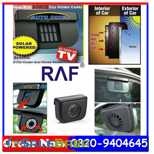 Solar Power Car Air Vent Cooling Fan Window Fan Auto Ventilator Air Cooler