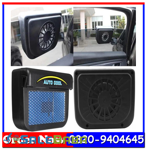 Solar Power Car Air Vent Cooling Fan Window Fan Auto Ventilator Air Cooler