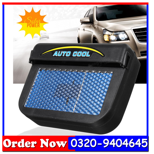 Solar Powered Car Window Cooling  Ventilation Fan System