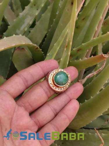 Beautiful sawat zamrud emerald ring available ASF Airport Residencia, Karachi,